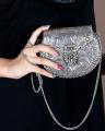Hand crafted real steel Handbag. 