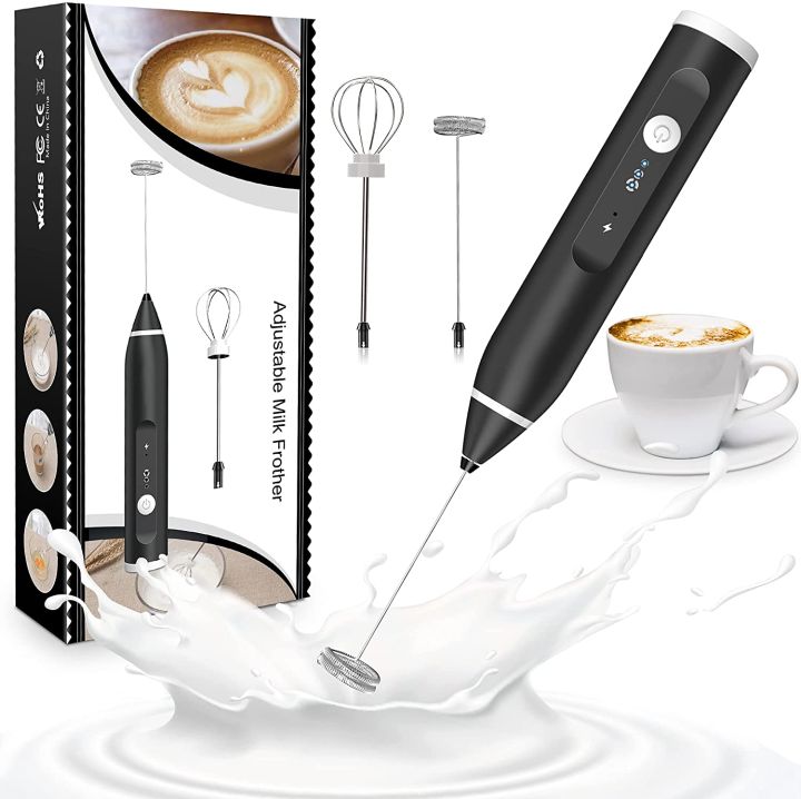 electric coffee beater - 2 in 1 high quality electric coffee beater and grinder rechargeable - electric coffee beater Milk Frothier & Former, Egg Beater, Cake Beater, Portable Hand Beater and mixer and USB connected and easily rechargeable