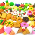 Makkah shops 5 x pcs Kids Fancy Erasers 1 pack. 