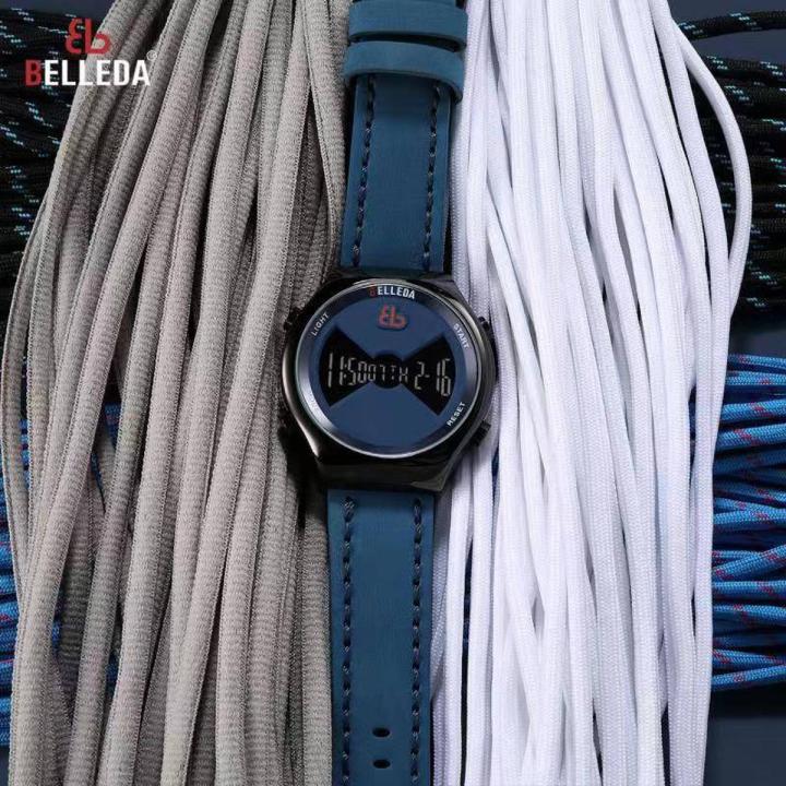 BELLEDA Original Digital leather Strap Wrist Watch For Men -9098