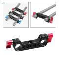 Rod Clamp Mount Camera Camera DIY Accessory 15mm Rod Clamp Bracket for DSLR Camera Rig Red. 