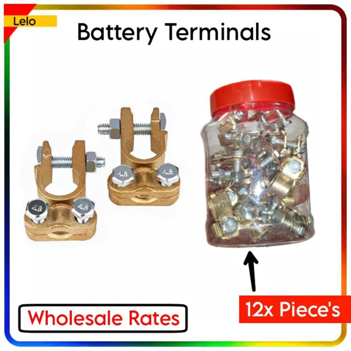 Steel Battery Terminal Clamps For Ups Battery (Pack Of 12)