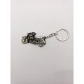 Metal Bike Keychain for Unisex Moving Wheels Bike Keychain. 