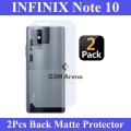 Infinix Note 10 Back Matte Protector For Infinix Note 10. 