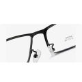 Spectacle frame rectangular glasses frame clear lens women men eyewear optical frames myopia nerd black alloy eyeglasses frame. 