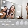 Vanity Mirror Light LED Bulbs for Makeup Mirror Stand (10 Bulbs). 