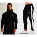 VQ Tracksuit For Men - Black  Running & Sports  White Stripes. 