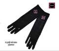 Ladies hand gloves Black Skin  Colour Long Hijab Gloves for Women and Girls Cotton jersey Muslim Abaya Hand Gloves, Sun Protecting Gloves Hijab Gloves. 