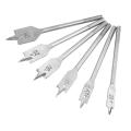 6pcs/Lot Wood Drill Bit Set Flat Spade Paddle Flat Wood Boring Drill Bit Metric 10mm 12mm 16mm 18mm 20mm 25mm Wood Boring. 