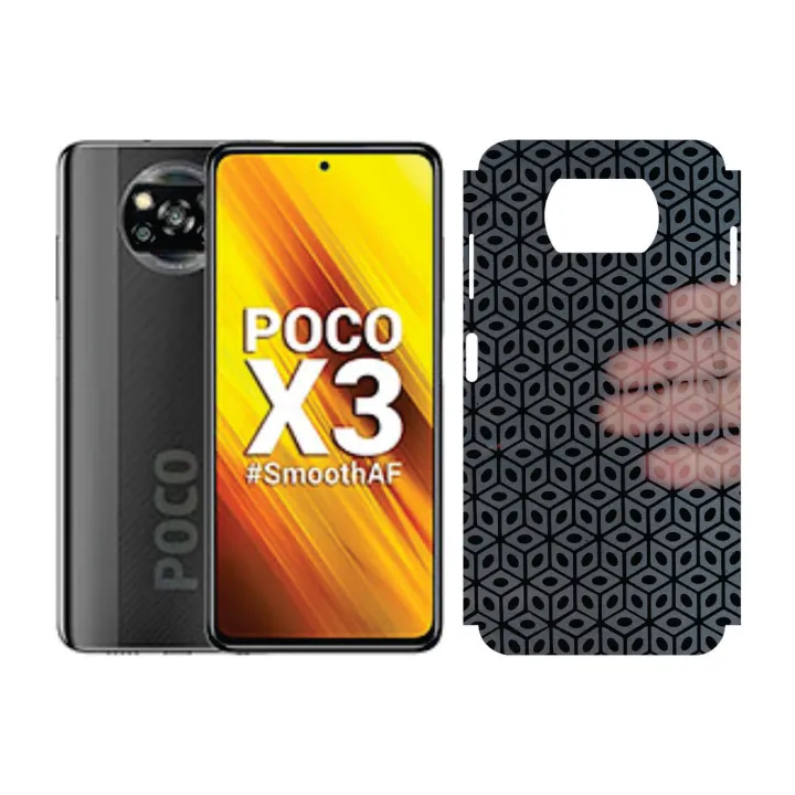 Xiaomi Poco X3 Back Paper Glitter BWS GLT530 Sami-Transperent Sheet ...
