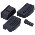OBD2 16 Pin Male Connector Plug Auto Diagnostic Tool Adapter ABSUniversal. 