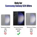Camera Lens Protector for Samsung Galaxy S24 Ultra Individual Metal Ring Tempered Glass Camera Screen Protector for S24 Ultra. 