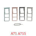 Phone SIM SD Card Trays For Samsung Galaxy A01 A11 A21 A31 A41 A51 A71 Phone SIM Chip Card Slot Holder Part + Pin. 
