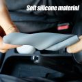 Universal Silicone Car Anti-Slip Parking Hand Brake Grips Sleeve / Wavy Handbrake Handle Cover / Auto Interior Decor Accessories / Car Knob Sleeve Protector Case. 