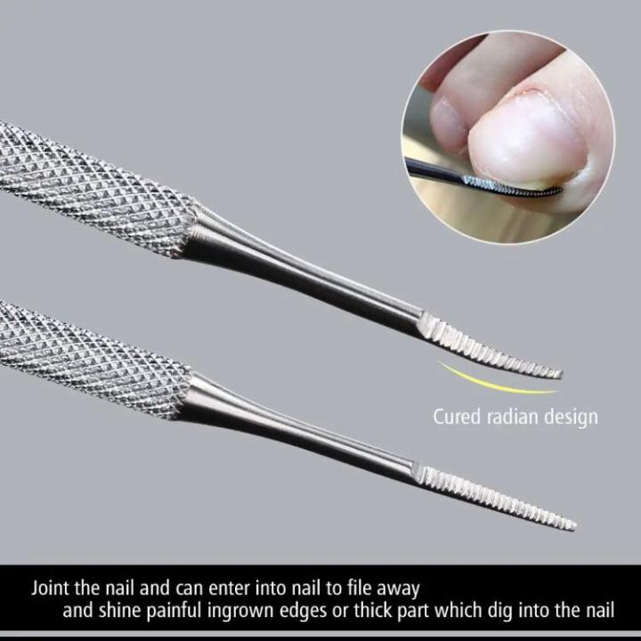 (Pack%20of%202)%20Professional%20Stainless%20Steel%20Cuticle%20Spoon%20Pusher%20Double-end%20Nail%20Cleaner%20Toenail%20Dirt%20Remover%20Tool%20for%20Men%20and%20Women%20(Silver),%20Professional%20Safe%20Nail%20Treatment%20Pedicure%20Tool%20Kit%20Under%20Nail%20Cleaner%20Tools%20Pain%20Relief%20-%20Image%203