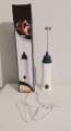 W.F    Electric Rechargeable Coffee Beater Electric Milk Juice Coffee Egg Beater Foamer Kitchen Accessories White. 