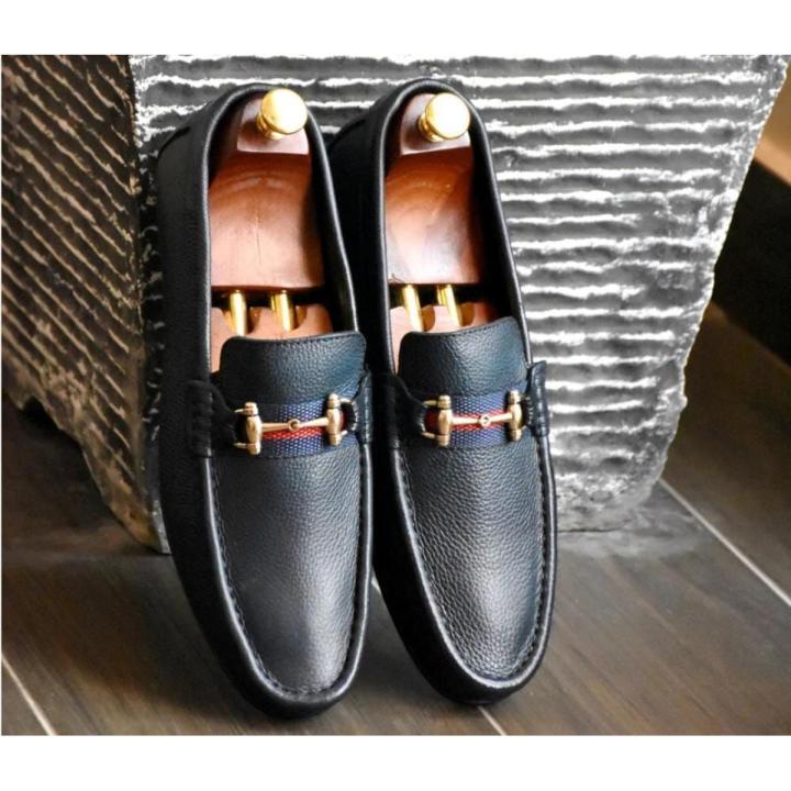 Shoe Hub cow leather Loafer shoes in BLUE for men - SBLE-551