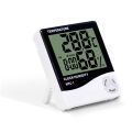DIGITAL THERMOHYGROMETER / TESTER WITH CLOCK  HTC-1. 