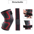 Yoomee 1 PC Knee Support Compression Sleeve Knee Pad, Arthritis Wrap Pad, ACL, Running, Pain Relief, Injury Recovery, Basketball Football Badminton and More. 