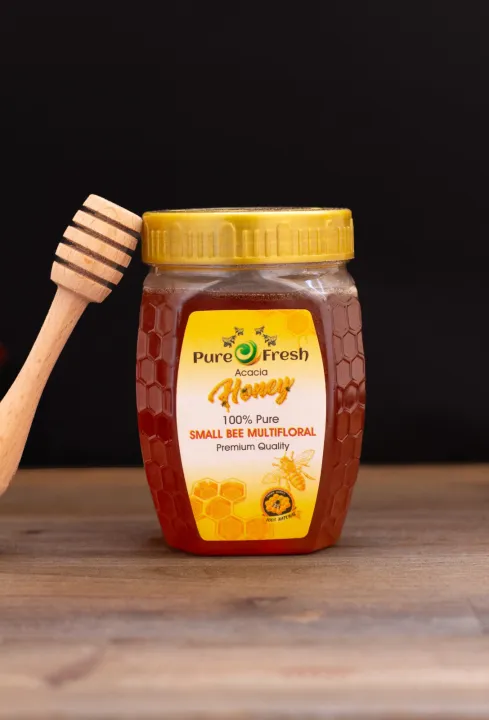 Pure O Fresh Honey Jar - 100% Pure & Raw Natural Honey - 125g / 250g ...