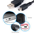 Mini USB Cable Mini USB To USB Data Line Fast USB Line Charger Cord For Data Transfer Hard Drive Enclosures Phone Charging. 