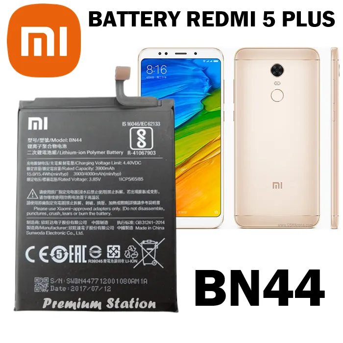 Redmi%205%20Plus%20Battery%20Replacement%20BN44%20Battery%20with%204000mAh%20Capacity%20,%20Battery%20Replacement%20For%20Redmi%205%20Plus%20-%20Image%202