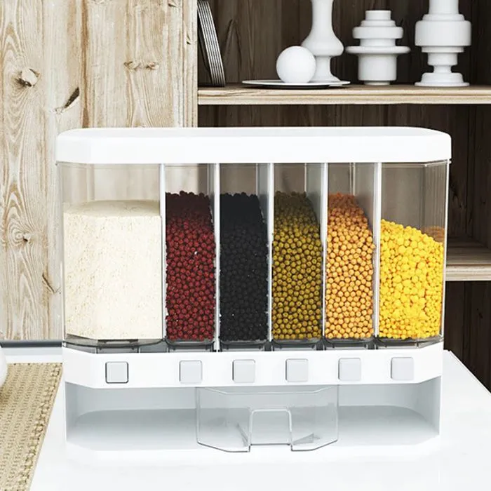 Wall%20Mounted%206%20in%201Bucket%20Splitter%20Rice%20Cereal%20Dispenser%20Moisture%20Proof%20Plastic%20Automatic%20Rack%20Sealed%20Metering%20Food%20Storage%20Boxes%20No%20Ratings%20-%20Image%203