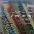 Cambridge Igcse and O level Accounting Course Book 2nd Edition by Catherine Coucom. 