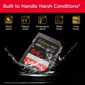 SanDisk Extreme PRO 64GB - 200 MB/s - SDXC / UHS-I / U3 / V30 - Memory Card. 