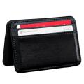 Mini Neutral Magic Bifold Leather Wallet Card Holder Wallet Purse Money Clip. 