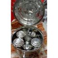 Stainless steel paan box paandaan paan masala box pandan heavy quality big size. 
