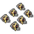 Embroidery Cloth Sticker 6pcs Stickers DIY Eagle Badge Pattern Iron On Patches for Clothes Handicraft Mending Decoration. 