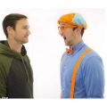 TV Show Blippi Hat Unisex Children KidsBoys Girls Hats Teenagers Blippi Cap Cosplay Prop Caps Costume. 