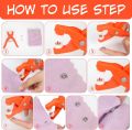 High Quality Metal Snap Buttons Press Plier_9.5mm Metal Sewing Prong Ring Buttons Clip Plier _Diy Button Punch Tool For Baby Clothes_abaya Ring Metal Button Presser Machine Fastener Snap Buttons Kit Tich Button Tool Kit. 