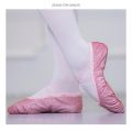 Blue / pink Girls Ballet Shoes Girls Ballet flats Gym Slippers Children Women Ballet Dance Shoes size 23-42. 