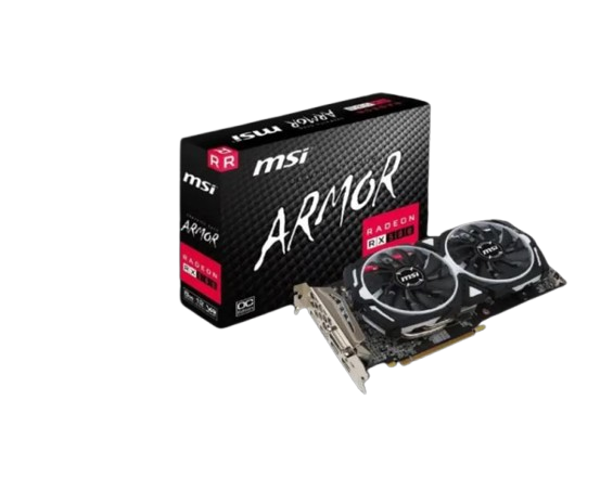 Graphic Cards (Used) MSI RX 580 8GB OC ARMOR Graphic Cards (Used)