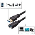 USB 3.0 Extension Cable - Type A Male to Female, 5Gbps Data Transfer - Compatible with USB Keyboard, Mouse, Flash Drive, Hard Drive. 