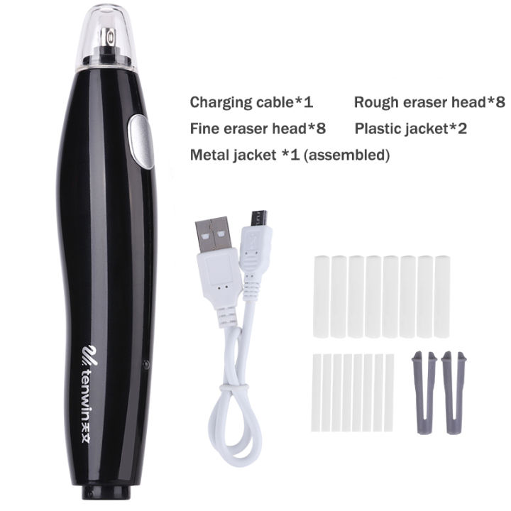 White Sketch Eraser Pens - 6-Pack Detail Erasers For Drawing, Art, And Comic Design - View #9