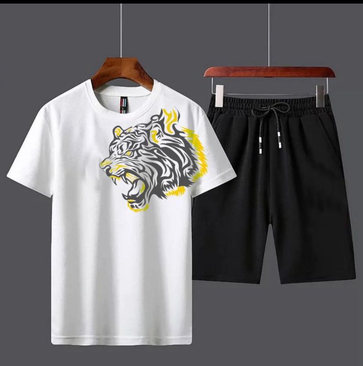 Tiger%20Printed%20Cotton%20Half%20Sleeves%20O%20Neck%20Short%20&%20Tshirt%20For%20Men%20&%20Boys%20-%20Image%204
