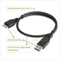 USB3.0 Micro-B Data Cable for Transcend StoreJet® 25H3 25C3N 25M3 25A3 25D3 25CK3 25S3 ESD400 Portable SSD Portable Hard Drives. 