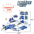 Parking Play set police station parking 39 pieces. 
