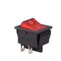 Spreeshop 2X Red Light Illuminated 4 Pin DPST ON/OFF Snap in Rocker Switch 16A 20A 250V AC. 