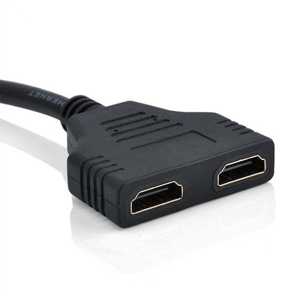 HDMI%20Splitter%201%20in%202%20Out%20HDMI%20Male%20to%20Dual%20HDMI%20Female%201%20to%202%20Way%20for%20HDMI%20HD,%20LED,%20LCD,%20TV,%20Support%20Two%20The%20Same%20TVs%20at%20The%20Same%20Time%20-%20Image%202