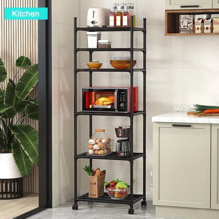 35x62 Storage Rack For Kitchen 6 Layer Multifunctional kitchen seasoning rack storage rack, cabinet ...