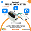 Bluetooth Pulse Oximeter for Health Monitoring by Pulse. 