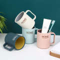 Mouthwash plastic minimalist household couple ins air toothbrush mouth cup toothbrush holder. 