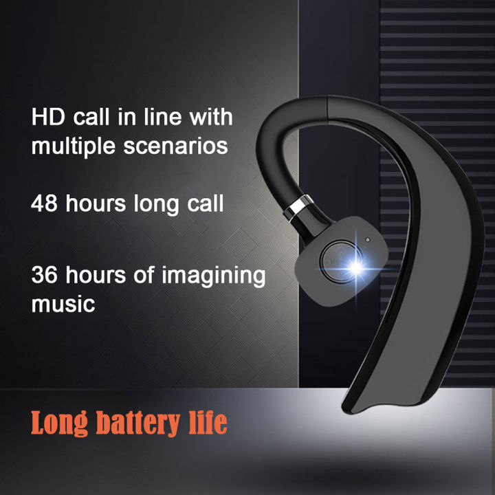 X27 Bluetooth 5.0 Earphone Business Wireless Headphone long Standby Noise Reduction Sports Headset Waterproof for iPhone Xiaomi