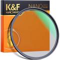K&F Concept 77mm Black Diffusion Filter 1/4 Mist Soft Glow Diffuser Lens Filters (Nano-X Series). 