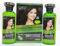 Quick Shine Hair Color Gel Natural Black For Men And Women Dye Your Hair In Just 10 Minutes (200X2)400ML. 