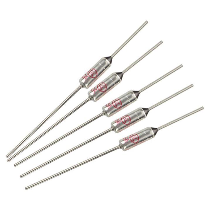 5 Pcs Circuit Off TF 185 Celsius 250V 10A Temperature Thermal Fuses